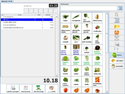 Przykładowe okno sprzedaży w programie PC-POS 7
